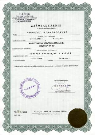 LABOR - Marketingowa strategia działania firmy